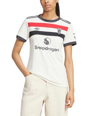 adidas White Womens Manchester United Third Shirt 2024-25 - Image 4 of 5