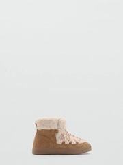 Mango Cream Ankle Zuric Boots - Image 1 of 3