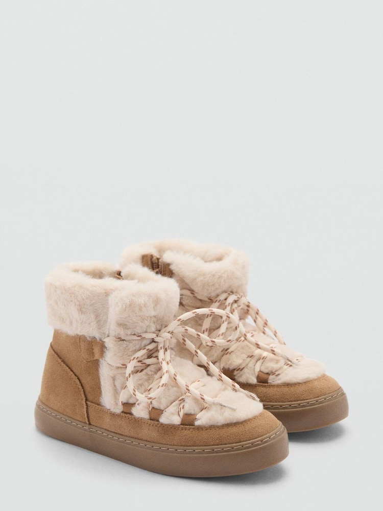 Mango Cream Ankle Zuric Boots - Image 2 of 3 Mango Cream Ankle Zuric Boots - Image 2 of 3
