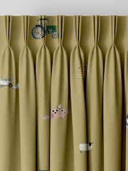 Sophie Allport Mustard Yellow On the Farm Made to Measure 100% Cotton Curtains - Image 3 of 9