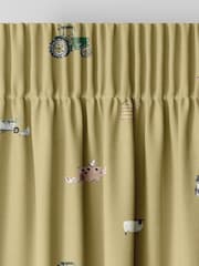Sophie Allport Mustard Yellow On the Farm Made to Measure 100% Cotton Curtains - Image 4 of 9