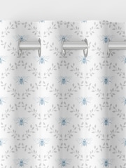 Sophie Allport White Bees and Leaves Made to Measure 100% Cotton Curtains - Image 7 of 9