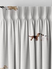Sophie Allport Off White Doggy Daycare Made to Measure Curtains - Image 5 of 9