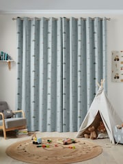 Sophie Allport Blue On the Farm Made to Measure 100% Cotton Curtains - Image 2 of 9