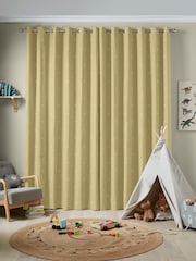 Sophie Allport Mustard Yellow Woodland Hedgehog Made to Measure 100% Cotton Curtains - Image 2 of 9