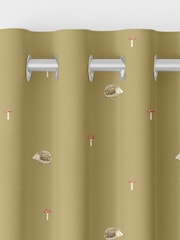 Sophie Allport Mustard Yellow Woodland Hedgehog Made to Measure 100% Cotton Curtains - Image 6 of 9