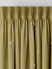 Sophie Allport Mustard Yellow Woodland Hedgehog Made to Measure 100% Cotton Curtains - Image 8 of 9
