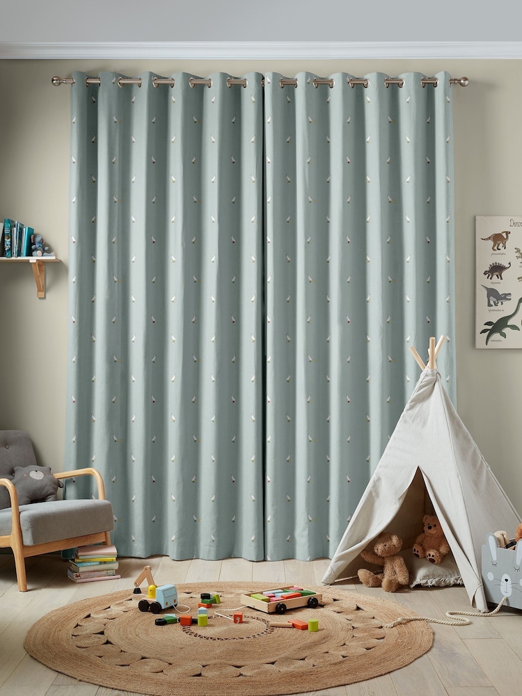 Sophie Allport Blue Running Ducks Made to Measure Curtains - Image 2 of 9