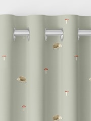 Sophie Allport Sage Green Woodland Hedgehog Made to Measure 100% Cotton Curtains - Image 6 of 9