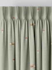 Sophie Allport Sage Green Woodland Hedgehog Made to Measure 100% Cotton Curtains - Image 8 of 9