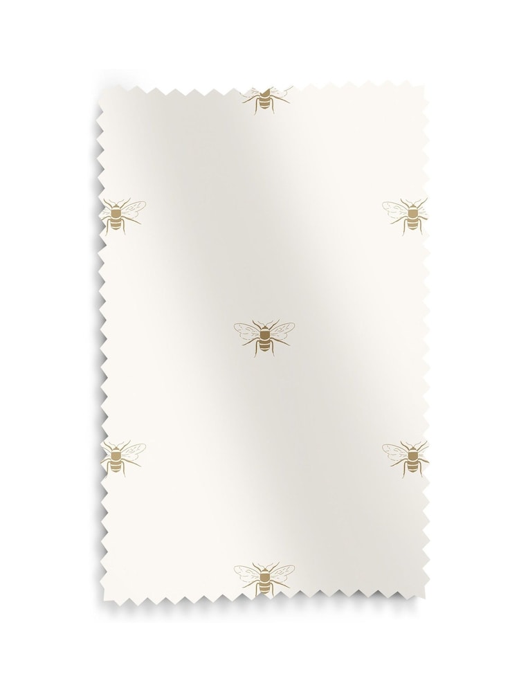 Sophie Allport Cream Bees Silhouette Made to Measure 100% Cotton Curtains - Image 9 of 9