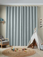 Sophie Allport Blue Woodland Hedgehog Made to Measure 100% Cotton Curtains - Image 2 of 9