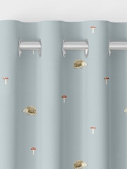Sophie Allport Blue Woodland Hedgehog Made to Measure 100% Cotton Curtains - Image 6 of 9