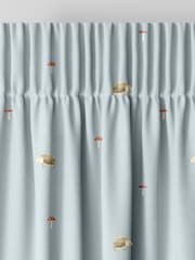 Sophie Allport Blue Woodland Hedgehog Made to Measure 100% Cotton Curtains - Image 7 of 9