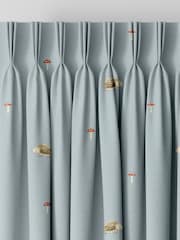 Sophie Allport Blue Woodland Hedgehog Made to Measure 100% Cotton Curtains - Image 8 of 9
