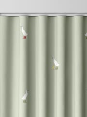 Sophie Allport Sage Green Running Ducks Made to Measure 100% Cotton Curtains - Image 5 of 9
