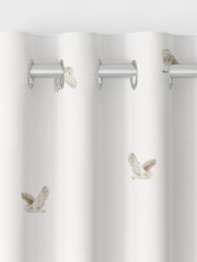 Sophie Allport Off White Snowy Owls Made to Measure Curtains - Image 6 of 9