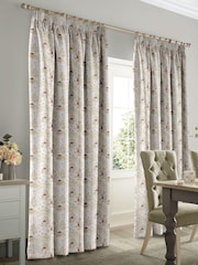 Sophie Allport Off White Woodland Friends Made to Measure 100% Cotton Curtains - Image 1 of 9