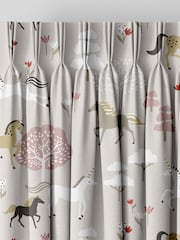Sophie Allport Soft Pink Forest Ponies Made to Measure Curtains - Image 6 of 9