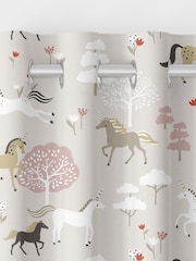 Sophie Allport Soft Pink Forest Ponies Made to Measure Curtains - Image 8 of 9