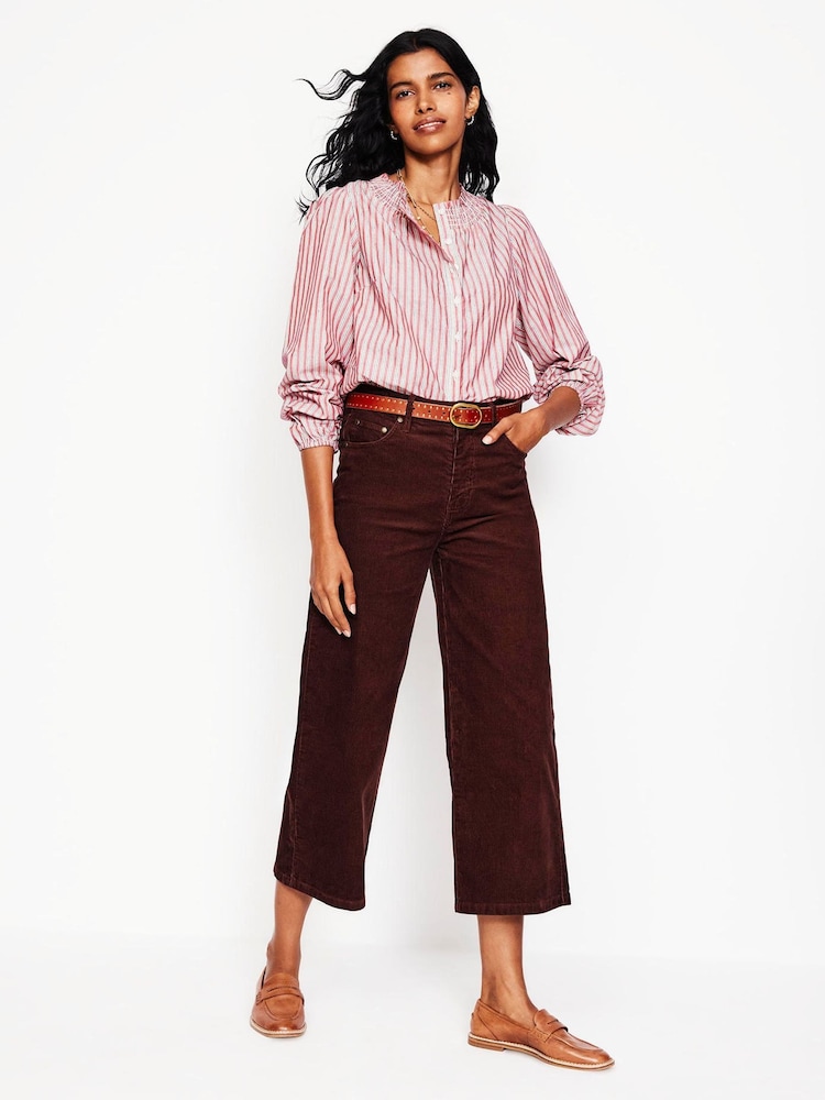 Boden Brown 5 Pocket Corduroy Crop Jeans - Image 1 of 5