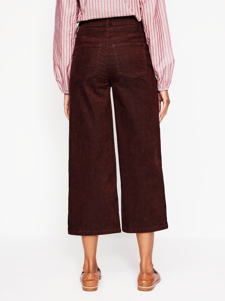 Boden Brown 5 Pocket Corduroy Crop Jeans - Image 3 of 5