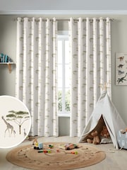 Sophie Allport Off White Wild Savannah Made to Measure Curtains - Image 1 of 9