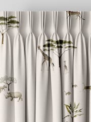 Sophie Allport Off White Wild Savannah Made to Measure Curtains - Image 5 of 9