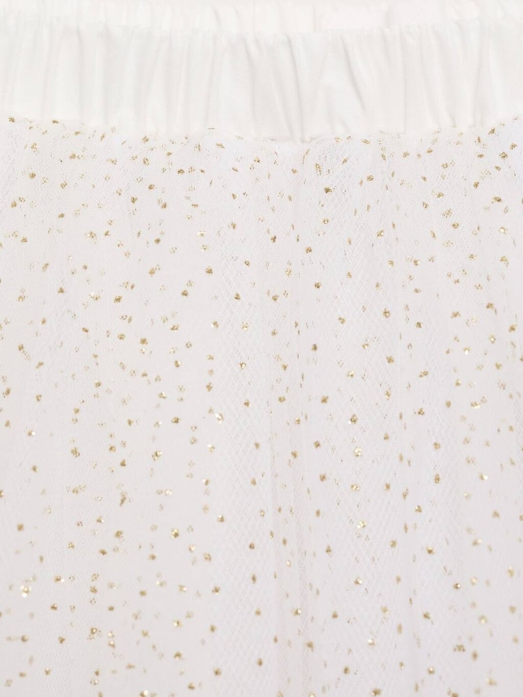 Mango Cream Glitter Tulle Skirt - Image 3 of 3