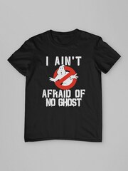 All + Every Black Mens Ghostbusters Halloween I Aint Afraid Of No Ghost 100% Cotton T-Shirt - Image 3 of 4
