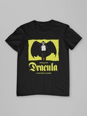 All + Every Black chrome Mens Dracula A Motion Picture 100% Cotton T-Shirt - Image 3 of 4