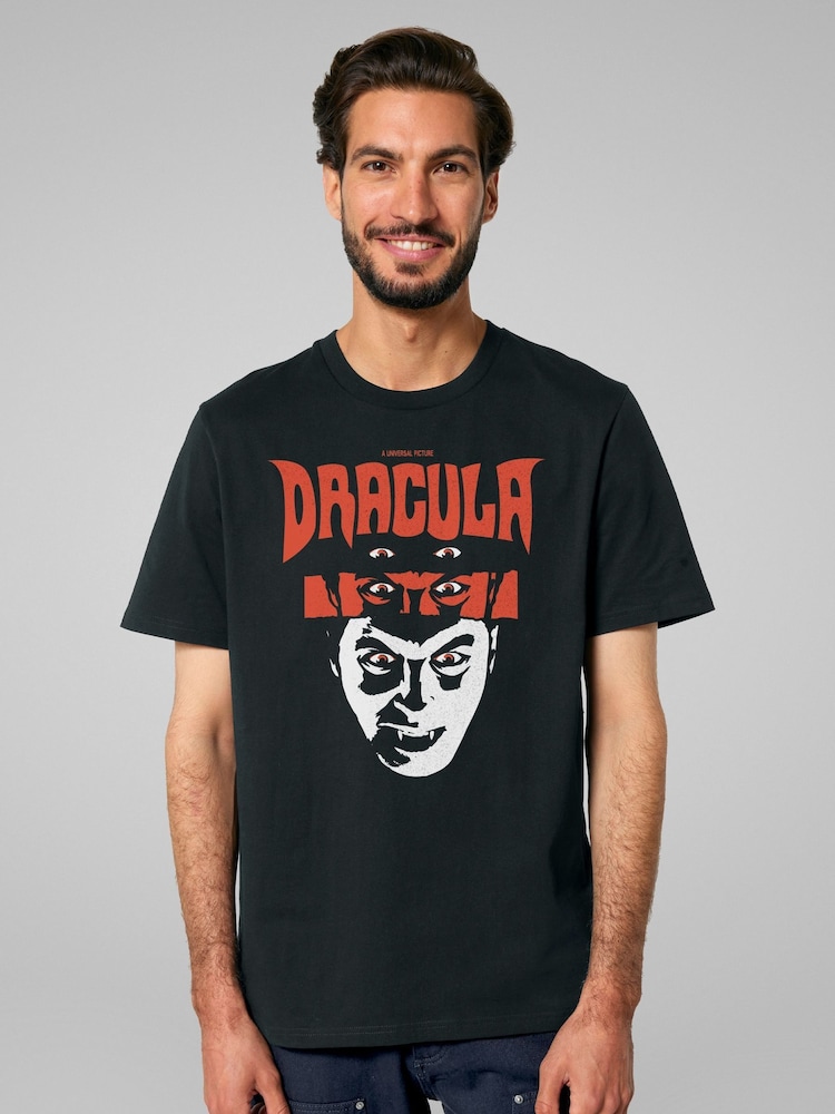 All + Every Black Mens Dracula A Motion Picture 100% Cotton T-Shirt - Image 1 of 4