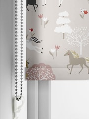 Sophie Allport Soft Pink Forest Ponies Made to Measure Roller Blind - Image 5 of 6