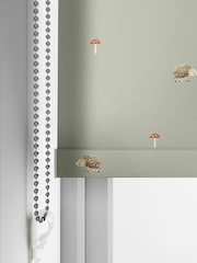 Sophie Allport Sage Green Woodland Hedgehog Made to Measure Roller Blind - Image 2 of 2
