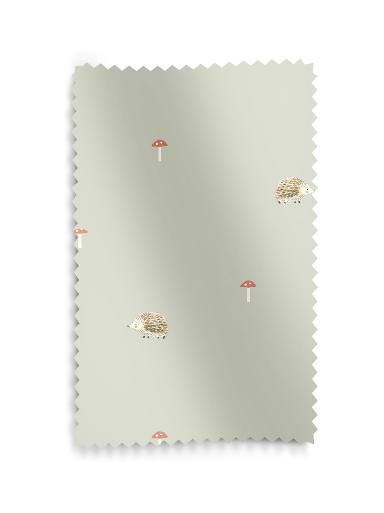 Sophie Allport Sage Green Woodland Hedgehog Made to Measure Roller Blind - Image 6 of 6