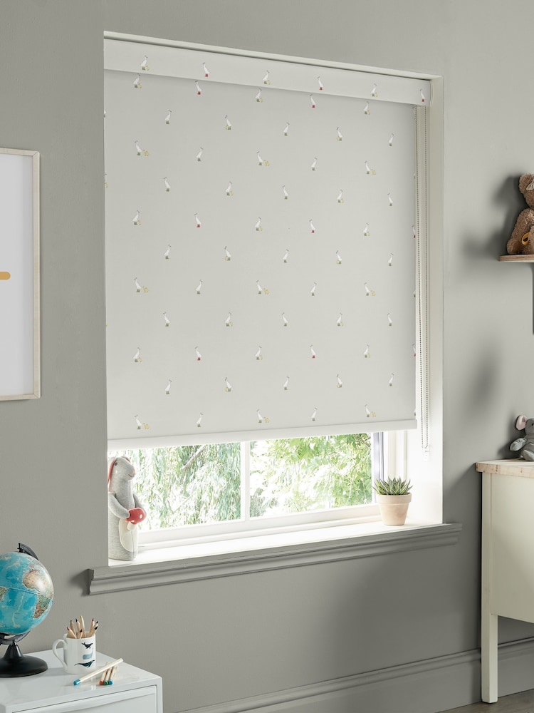 Sophie Allport Grey Running Ducks Made to Measure Roller Blind - Image 2 of 6