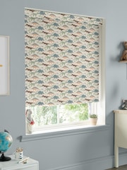Sophie Allport Natural and Khaki Green Dinosaur Camo Made to Measure Roller Blind - Image 2 of 6