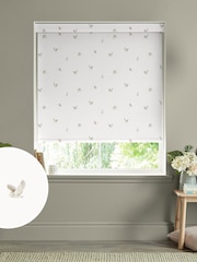 Sophie Allport Off White Snowy Owls Made to Measure Roller Blind - Image 1 of 6