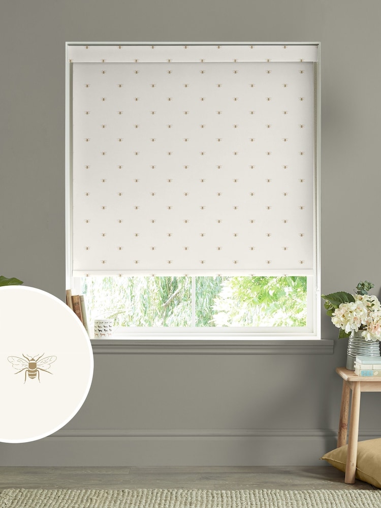 Sophie Allport Cream Bees Silhouette Made to Measure Roller Blind - Image 1 of 6