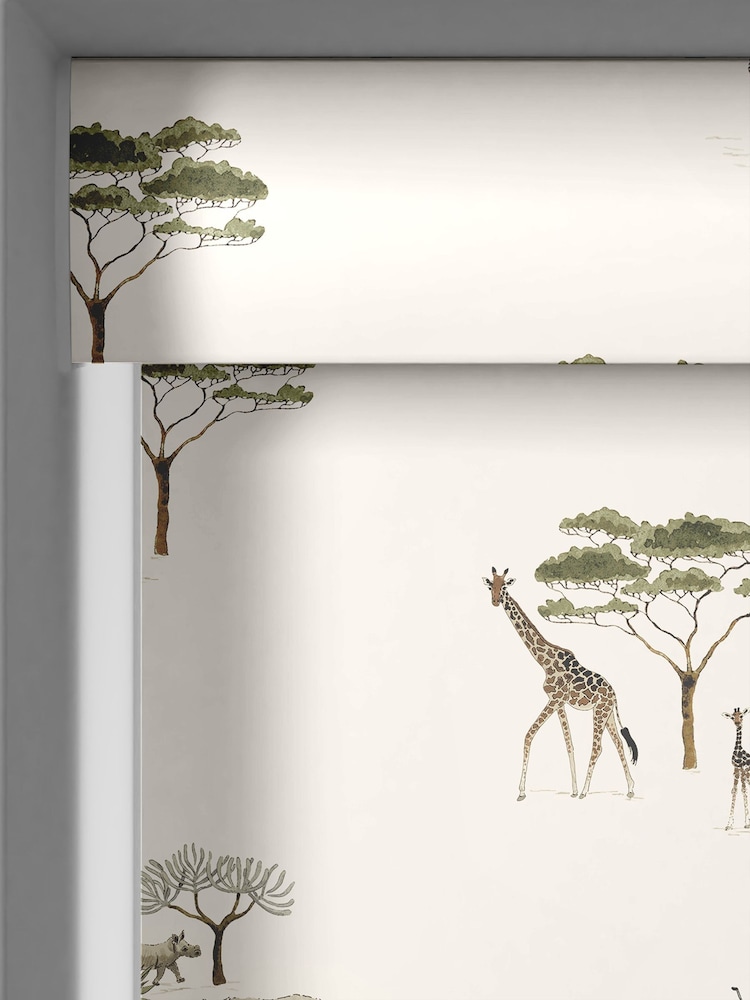 Sophie Allport Off White Wild Savannah Made to Measure Roller Blind - Image 2 of 2