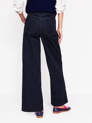 Boden Blue Petite 5 Pocket Corduroy Wide Jeans - Image 3 of 6