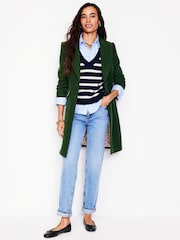Boden Green Petite Chichester Textured Coat - Image 3 of 4