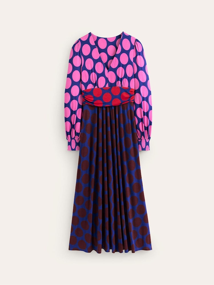 Boden Pink Petite Daphne Jersey Maxi Dress - Image 6 of 6