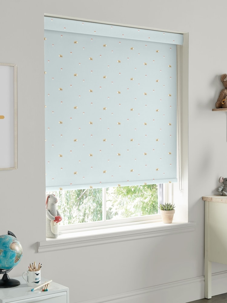 Sophie Allport Blue Woodland Hedgehog Made to Measure Roller Blind - Image 2 of 6
