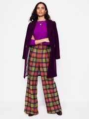 Boden Green Petite Chiswick Wool Blend Trousers - Image 1 of 5