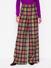 Boden Green Petite Chiswick Wool Blend Trousers - Image 4 of 5