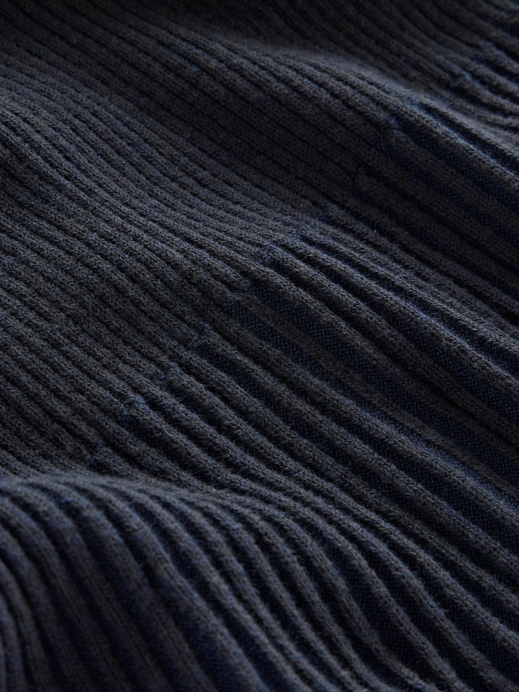 Boden Blue Petite Lola Knitted Midi Dress - Image 6 of 6