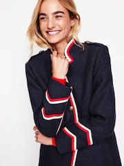 Boden Blue Petite Hamilton Tipped Coat - Image 2 of 5