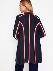 Boden Blue Petite Hamilton Tipped Coat - Image 3 of 5