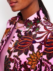 Boden Pink Petite Hamilton Velvet Coat - Image 3 of 4